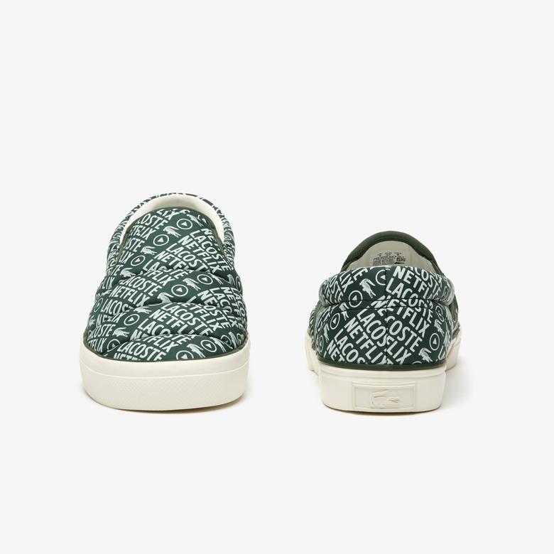 Lacoste x Netflix Kadın Jump Serve Yeşil Sneaker