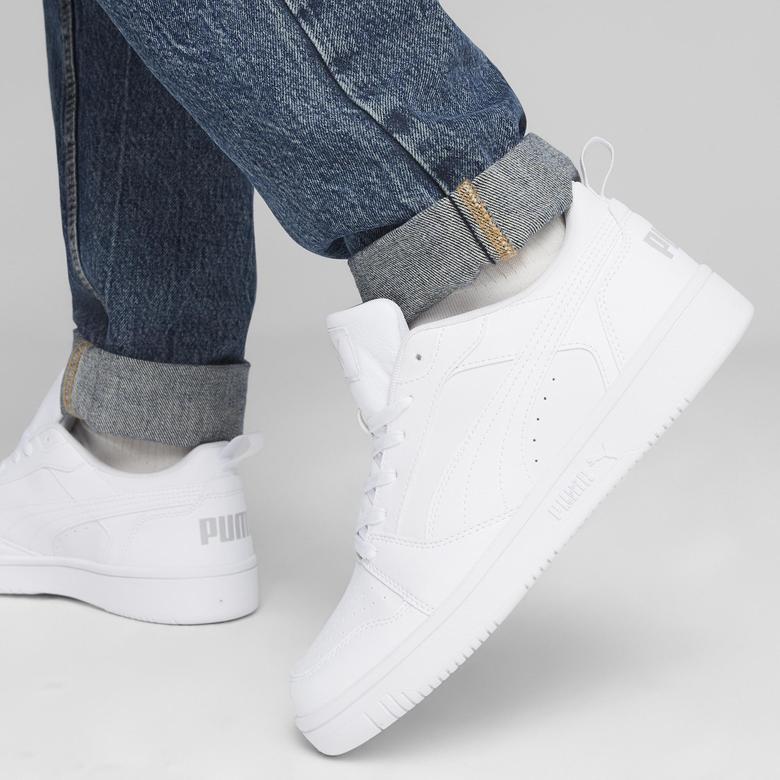 Puma Rebound V6 Low Unisex Beyaz Sneaker