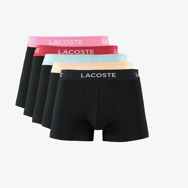 Lacoste Active Erkek 5'li Siyah Boxer