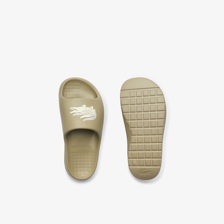Lacoste Croco 2.0 Evo Kadın Haki Terlik