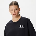 Under Armour Essential Flc Os Crew Kadın Siyah Sweatshirt