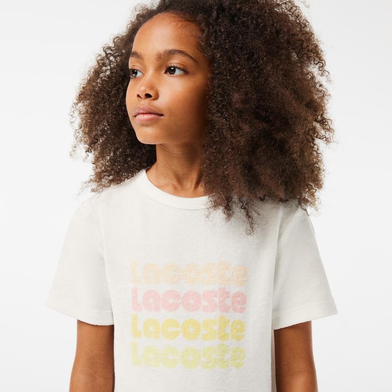 Lacoste Kız Çocuk Bej Elbise