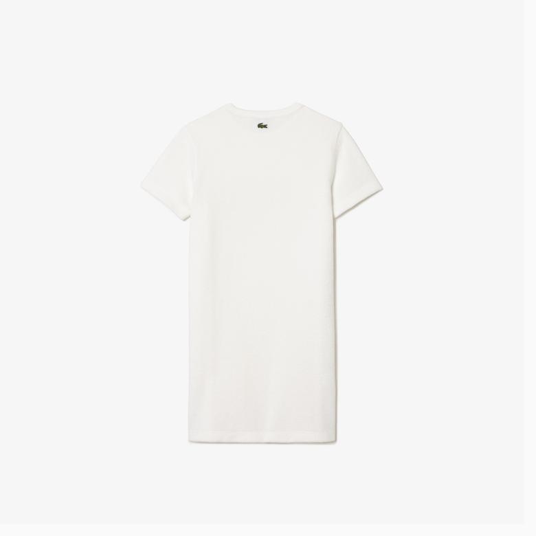 Lacoste Kız Çocuk Bej Elbise