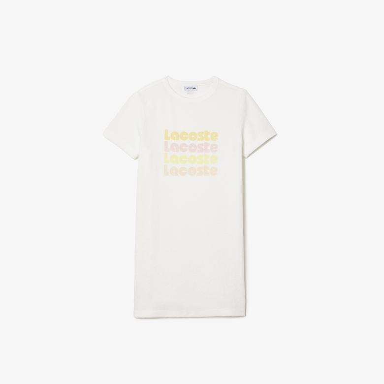 Lacoste Kız Çocuk Bej Elbise