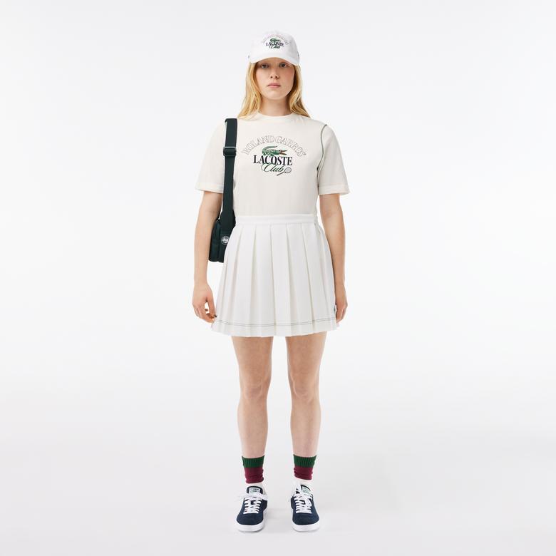 Lacoste Classic Kadın Beyaz T-Shirt