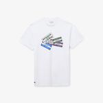 Lacoste Erkek Beyaz T-Shirt