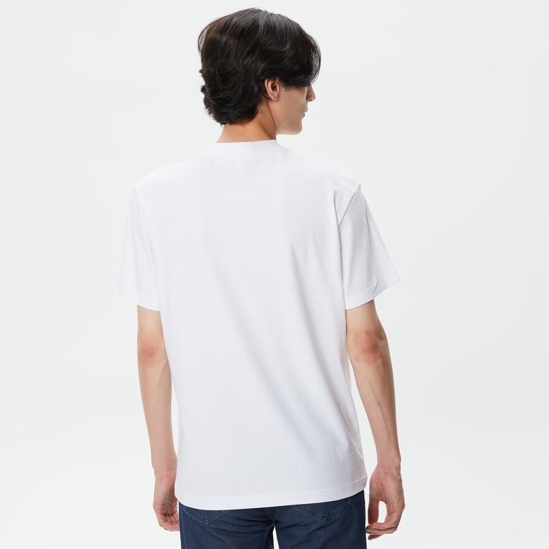 Lacoste Erkek Beyaz T-Shirt
