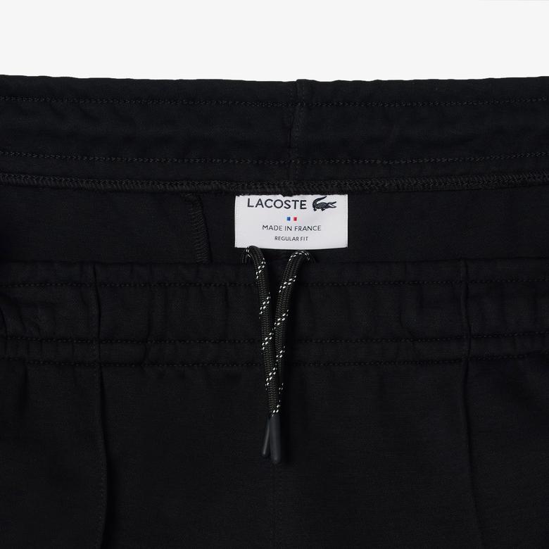 Lacoste Erkek Regular Fit Renk Bloklu Siyah Eşofman Altı