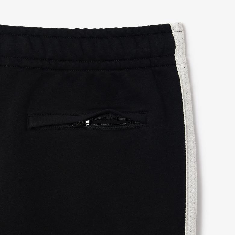 Lacoste Erkek Regular Fit Renk Bloklu Siyah Eşofman Altı