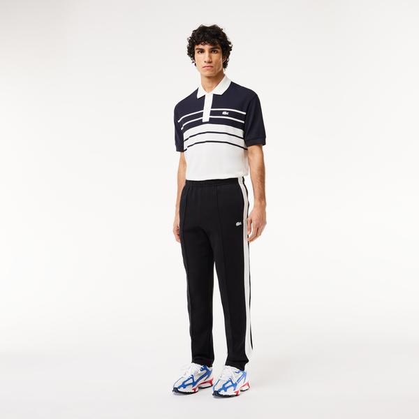 Lacoste Erkek Regular Fit Renk Bloklu Siyah Eşofman Altı