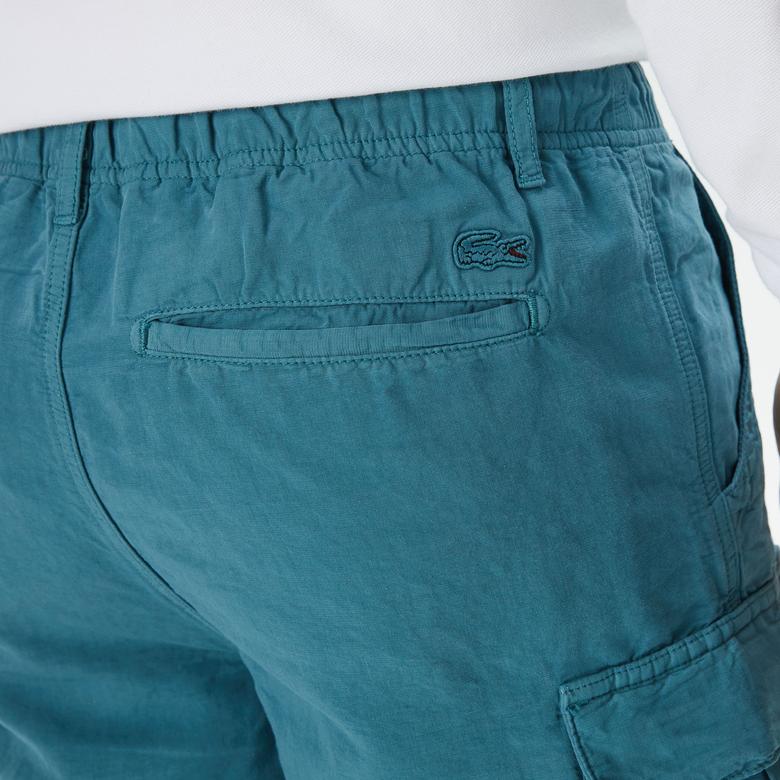 Lacoste Erkek Relaxed Fit Mavi Bermuda