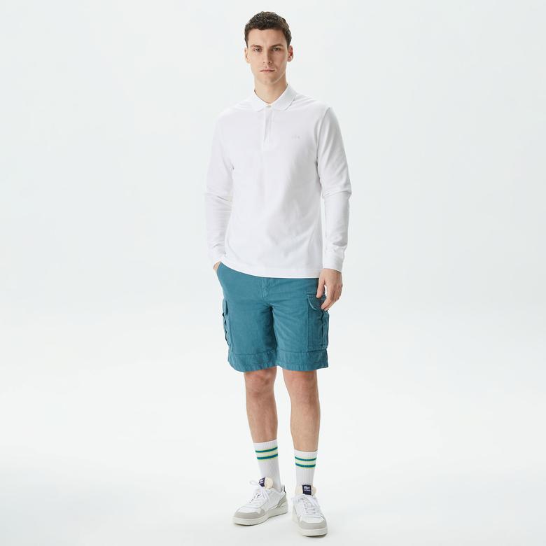Lacoste Erkek Relaxed Fit Mavi Bermuda
