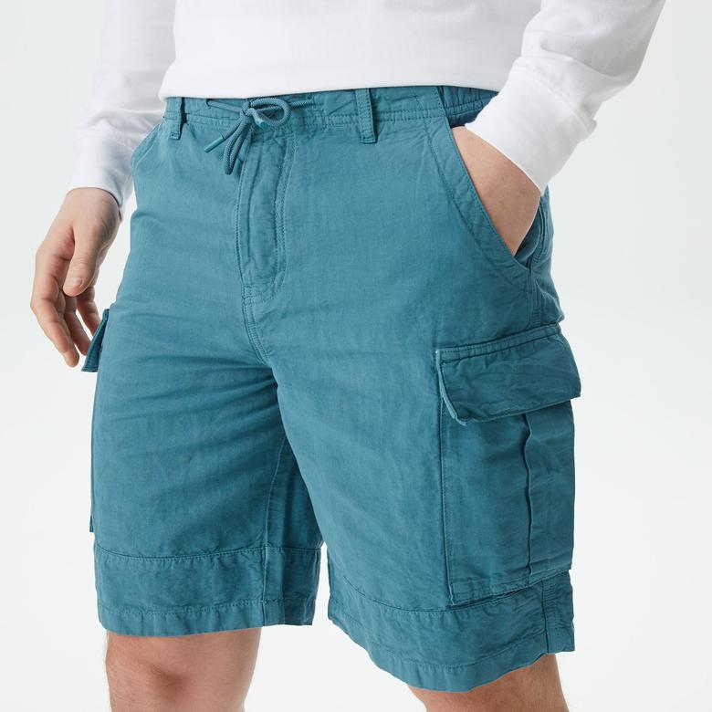 Lacoste Erkek Relaxed Fit Mavi Bermuda