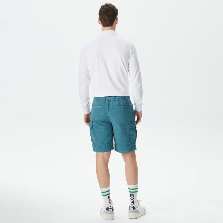 Lacoste Erkek Relaxed Fit Mavi Bermuda