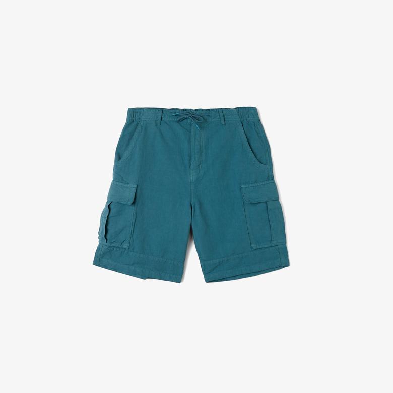 Lacoste Erkek Relaxed Fit Mavi Bermuda
