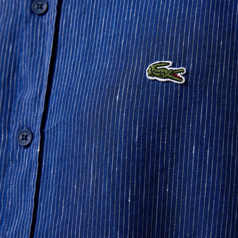 Lacoste Erkek Regular Fit Lacivert Gömlek