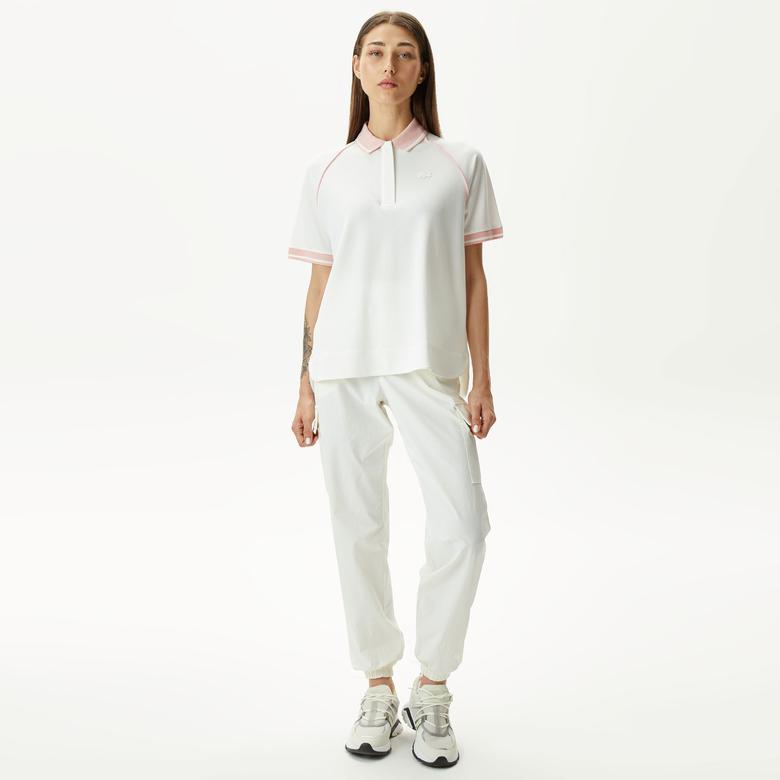 Lacoste Kadın Jogger Beyaz Pantolon