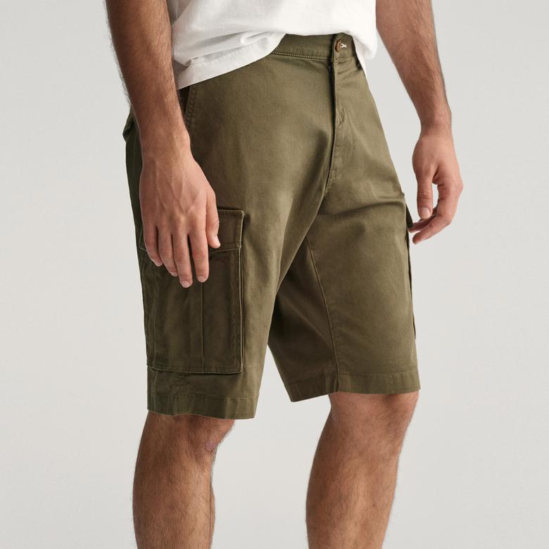 GANT Erkek Yeşil Relaxed Fit Şort