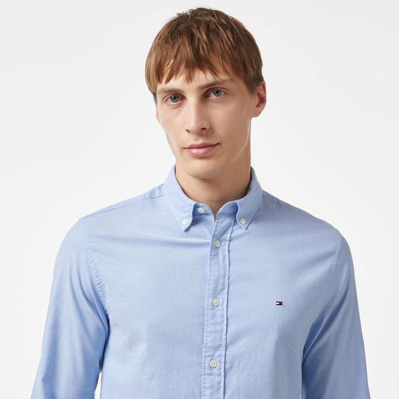 Tommy Hilfiger Erkek Mavi Gömlek