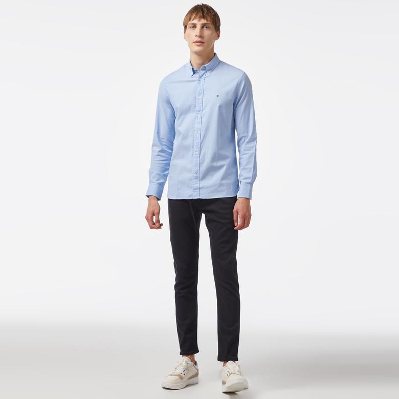 Tommy Hilfiger Erkek Mavi Gömlek