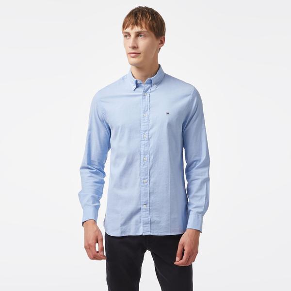 Tommy Hilfiger Erkek Mavi Gömlek