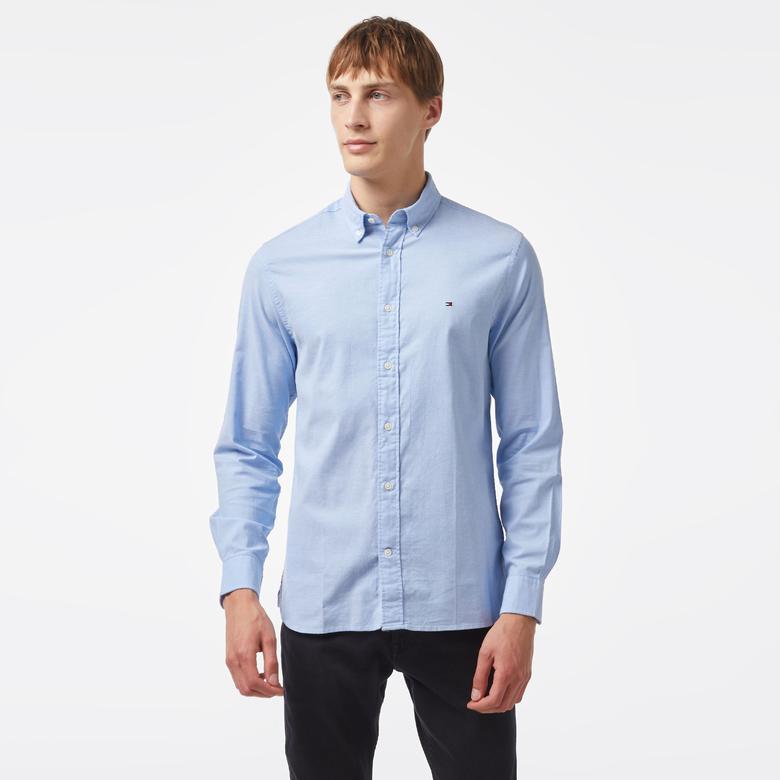 Tommy Hilfiger Erkek Mavi Gömlek