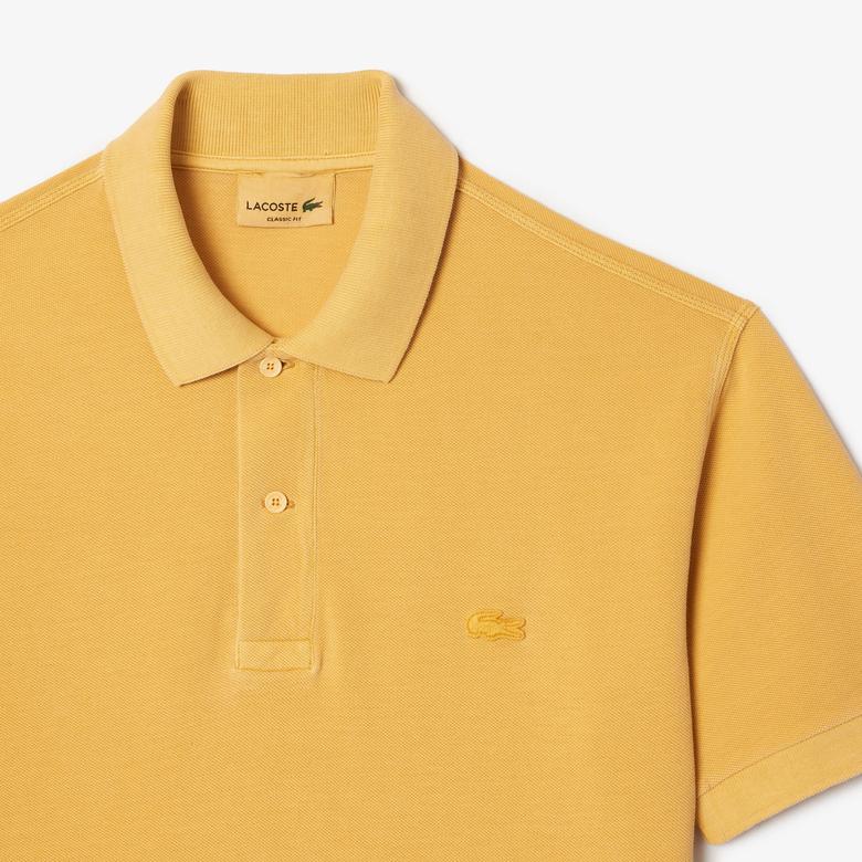 Lacoste Unisex Classic Fit Sarı Polo
