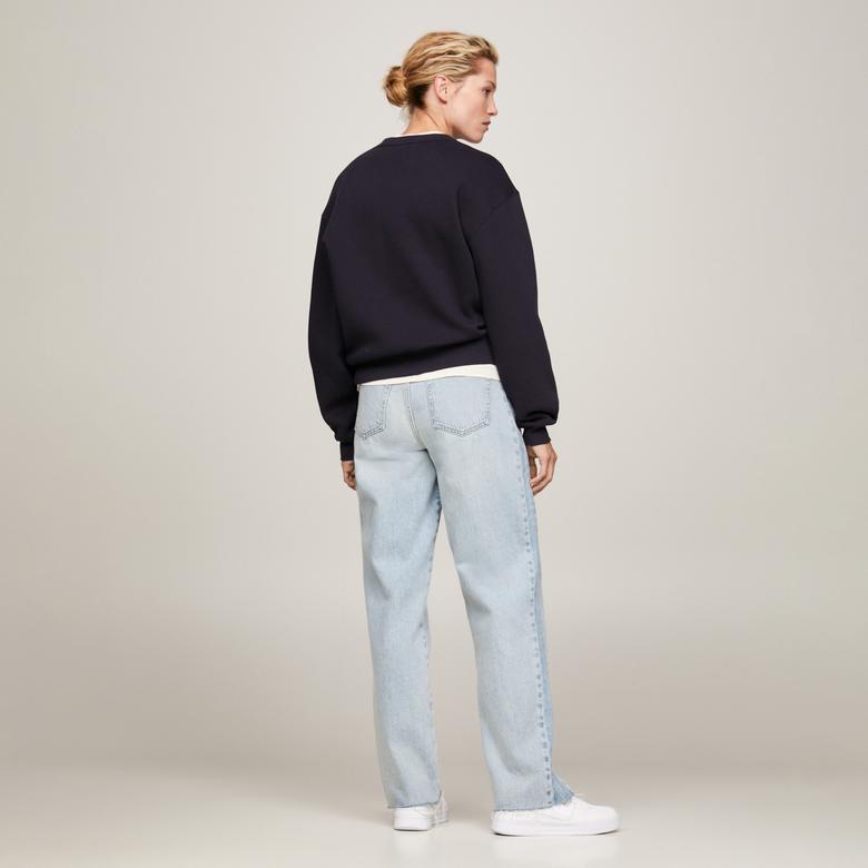 Tommy Hilfiger Kadın Mavi Sweatshirt