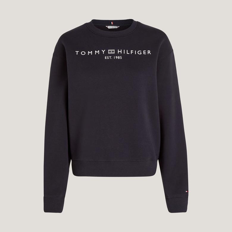 Tommy Hilfiger Kadın Mavi Sweatshirt