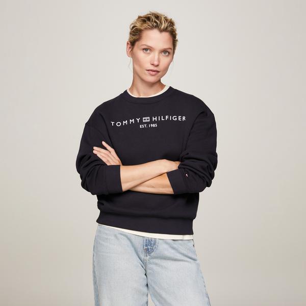 Tommy Hilfiger Kadın Mavi Sweatshirt