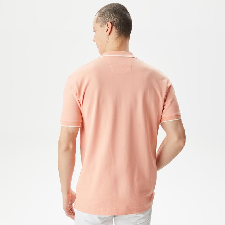 Nautica Erkek Turuncu Classic Fit Kısa Kollu Polo