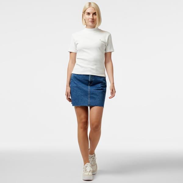 Tommy Hilfiger Kadın Mavi Etek