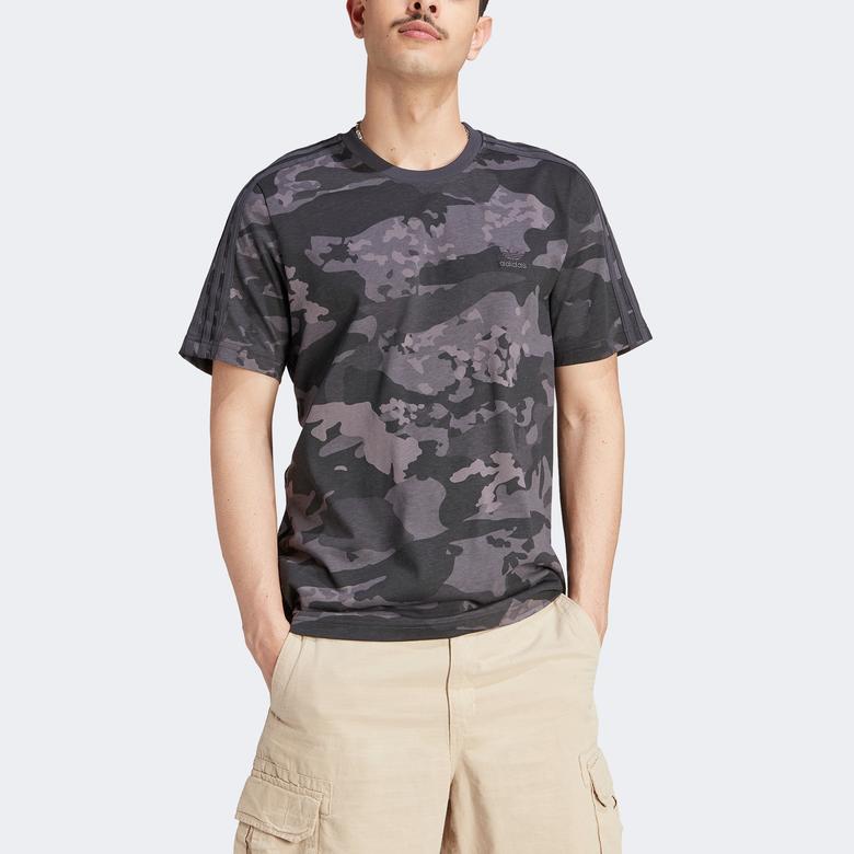 adidas Camo Aop Erkek Siyah T-Shirt