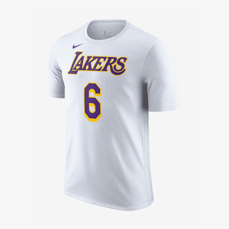 Nike NBA Los Angeles Lakers Westbrook Erkek Sarı T-Shirt
