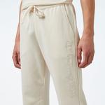 Champion Elastic Cuff Erkek Krem Eşofman Altı