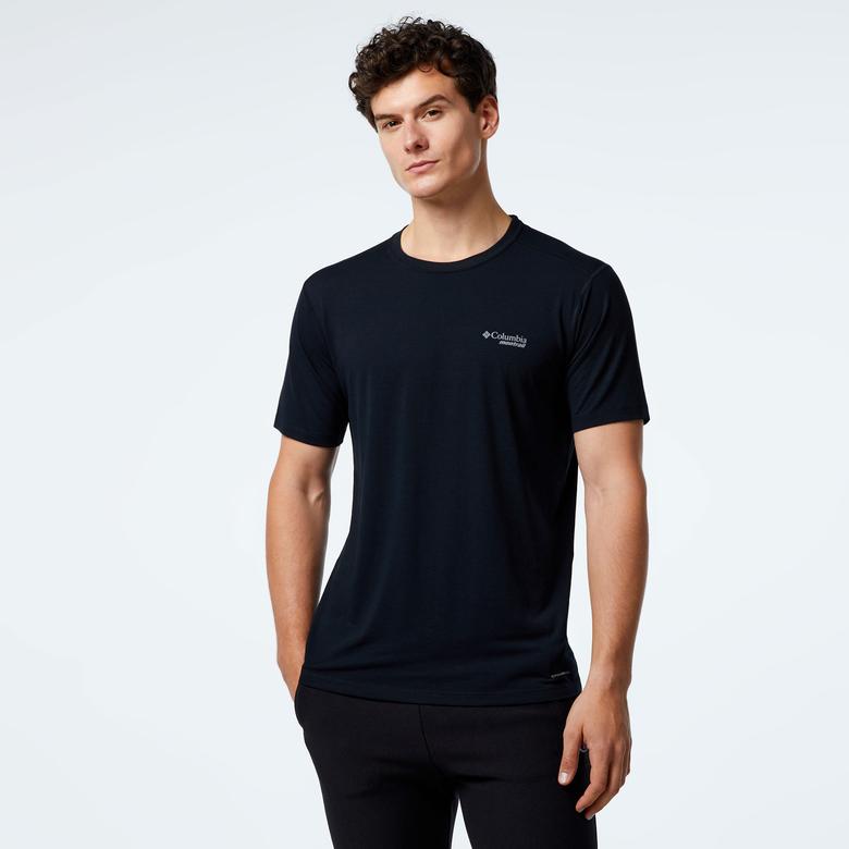 Columbia O Yaka Erkek Siyah Günlük T-Shirt