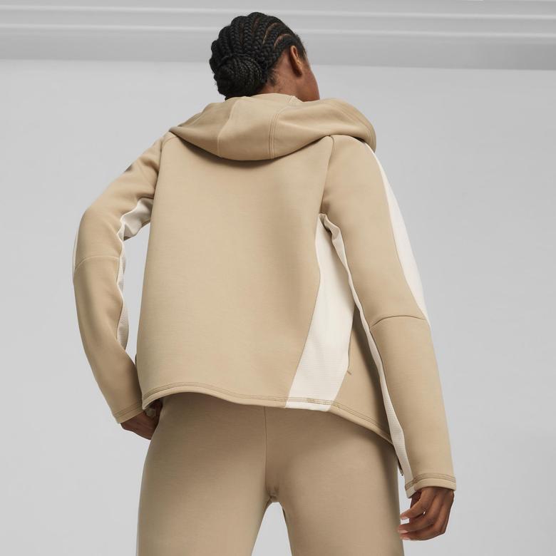 Puma Evostripe Fz Kadın Bej Günlük Sweatshirt