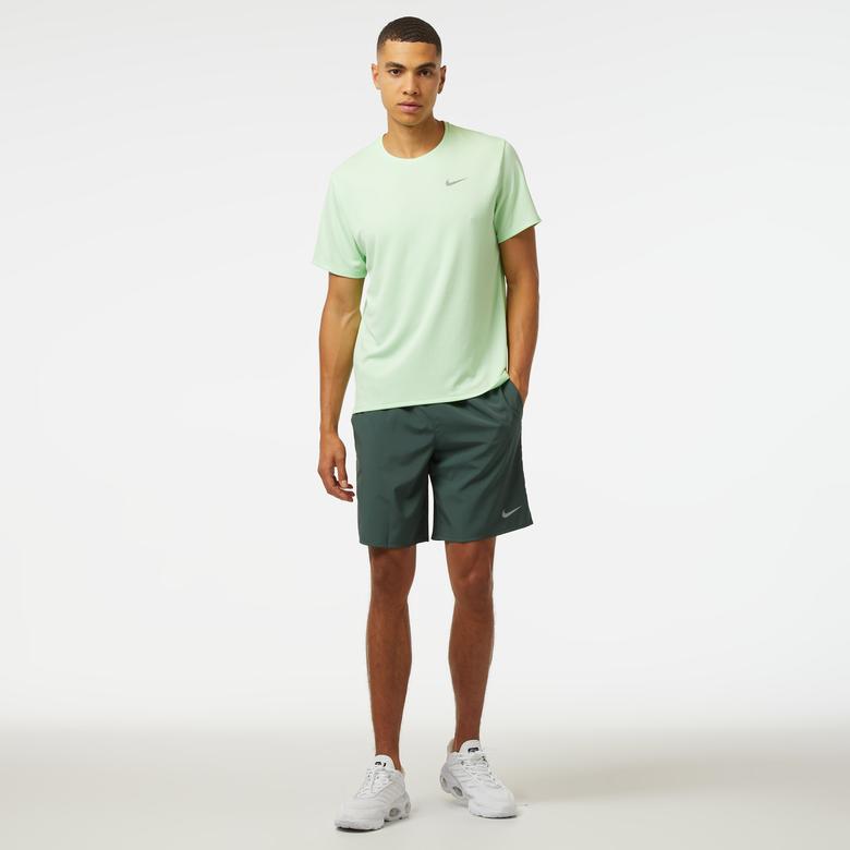 Nike Dri-Fit Erkek Yeşil Koşu T-Shirt