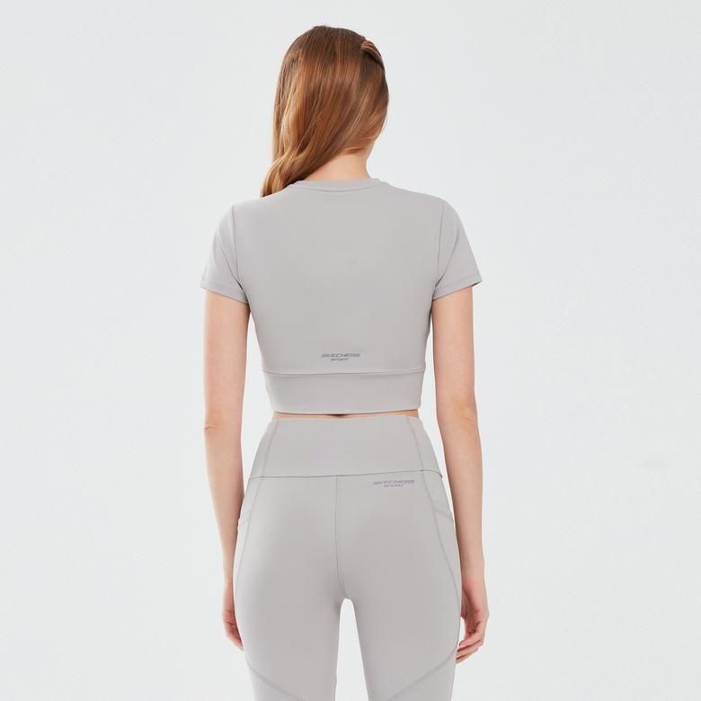 Skechers Kadın Gri T-shirt