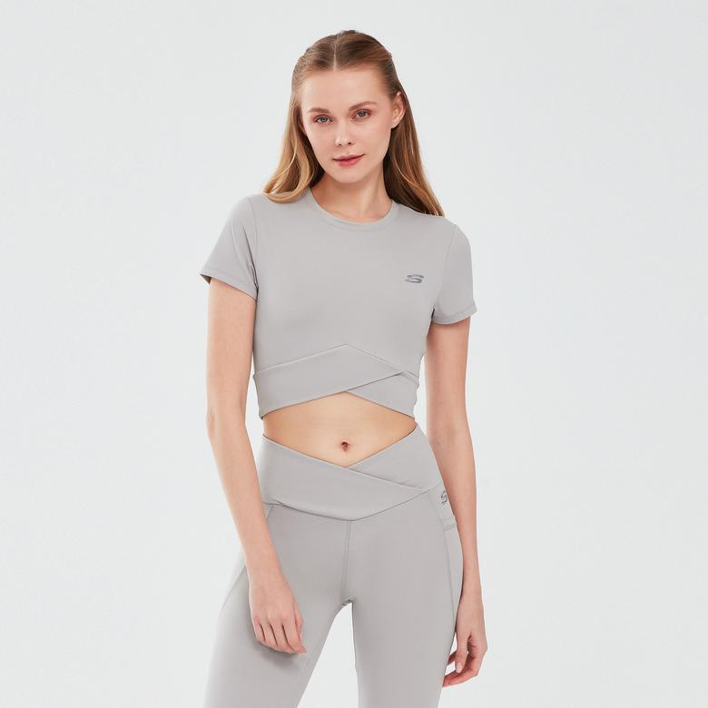 Skechers Kadın Gri T-shirt