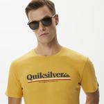 Quiksilver Between The Lines Erkek Sarı Günlük T-Shirt
