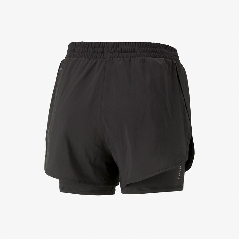 Puma Run Fav Woven 2In1 Short W Kadın Siyah Günlük Şort