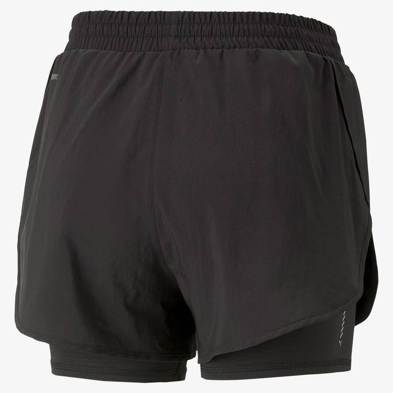Puma Run Fav Woven 2In1 Short W Kadın Siyah Günlük Şort
