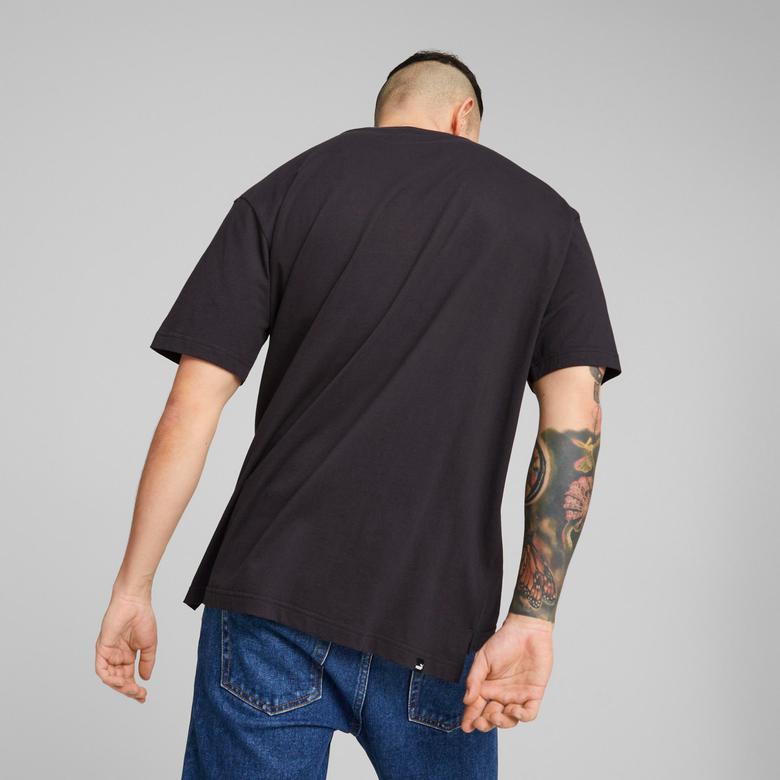Puma Open Road Erkek Siyah Günlük T-Shirt