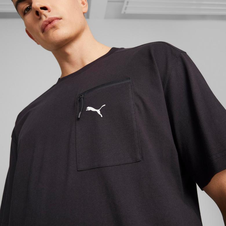 Puma Open Road Erkek Siyah Günlük T-Shirt