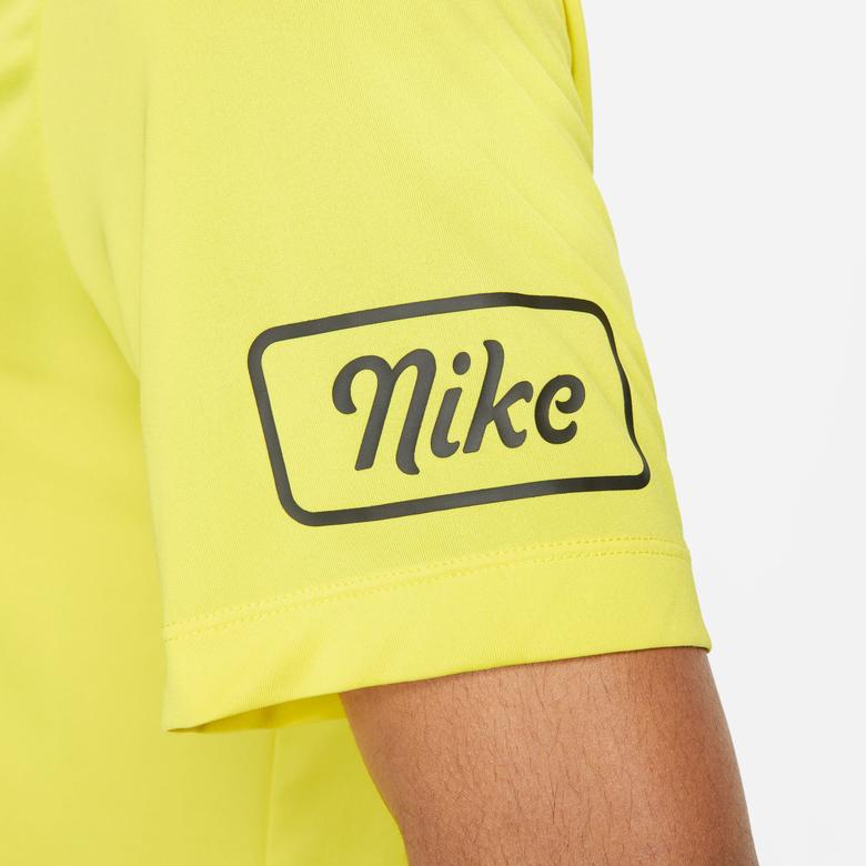 Nike M Nk Df Rlgd Body Shop Erkek Sarı T-Shirt