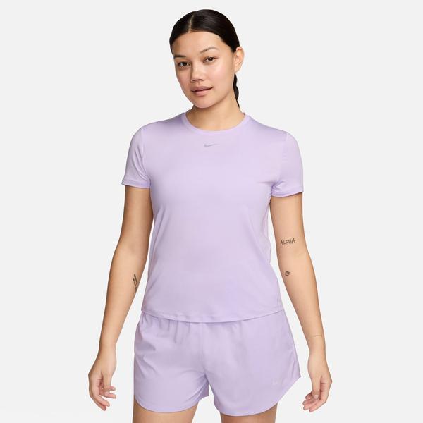 Nike One Classic Kadın Mor Günlük T-Shirt