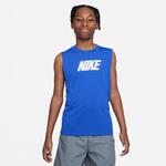 Nike Dri-Fit Multi Çocuk Mavi Antrenman T-Shirt