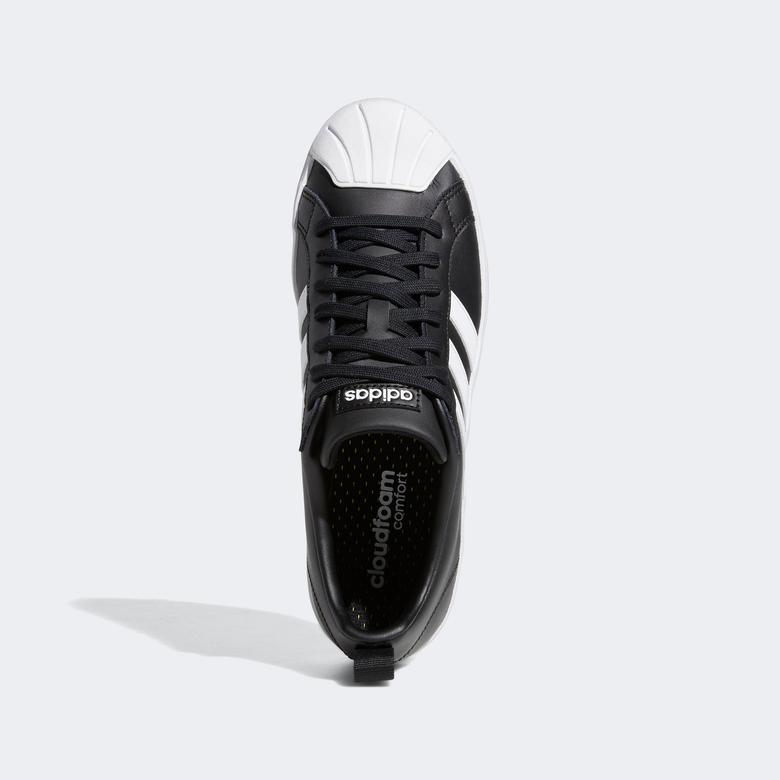 adidas Streetcheck Cloudfoam Court Low Erkek Siyah Günlük Spor Ayakkabı