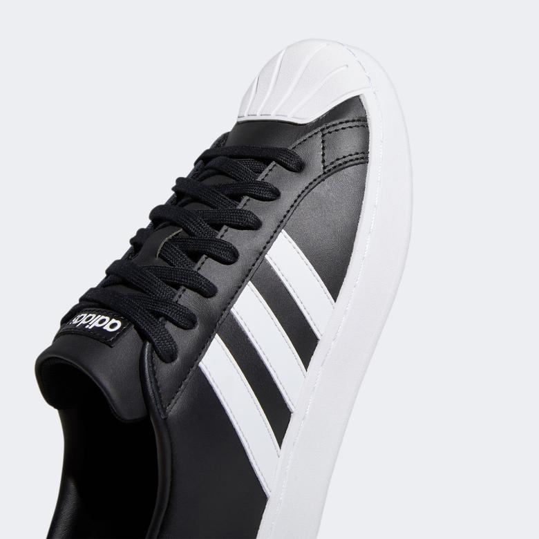 adidas Streetcheck Cloudfoam Court Low Erkek Siyah Günlük Spor Ayakkabı